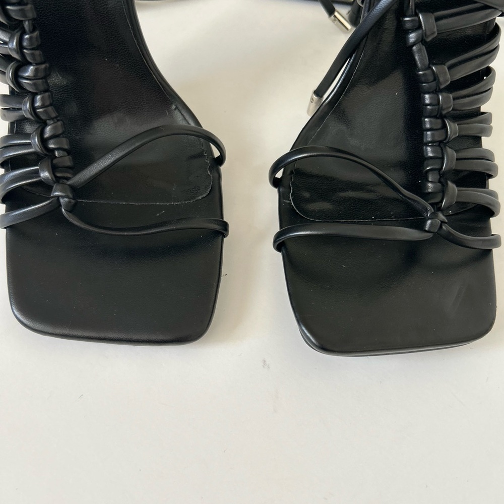 Nasty Gal Twist Strappy Wrap around ankle high Stiletto Heels - 36 - Picture 4 of 8